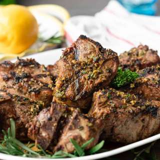 Greek Lamb Loin Chops