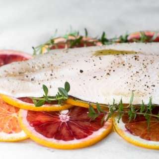 Fish with Blood Orange and Thyme