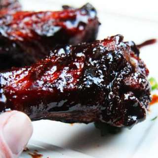 Asian Sticky Wings with a Balsamic Reduction Glaze