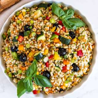 Pearl Couscous Salad (Ptitim)