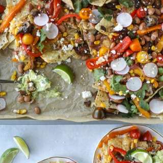 Veggie Fajita Sheet Pan Nachos