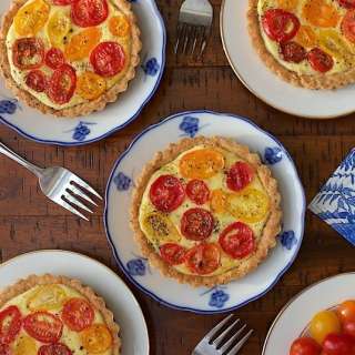 Goat Cheese and Tomato Tarts
