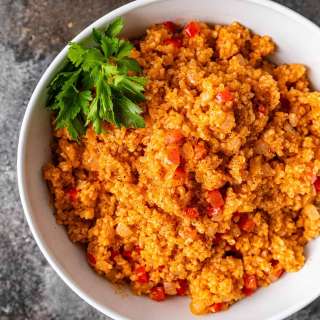 Tomato Bulgur Pilaf (Turkish Bulgur Pilavi)