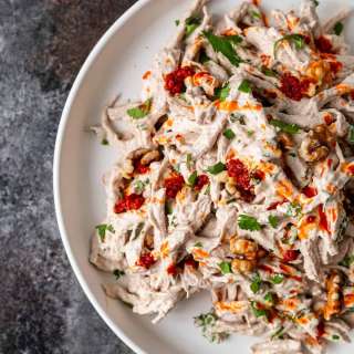 Turkish Chicken Salad Recipe (Circassian Chicken)