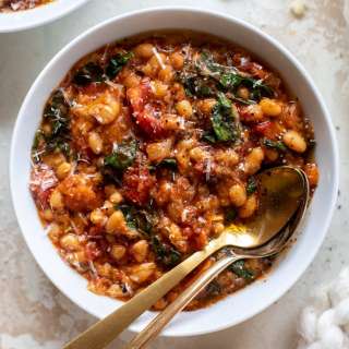 Tuscan Tomato Bean Soup with Kale