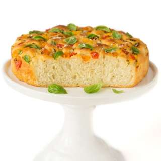 Tomato, Basil, Parmesan Focaccia