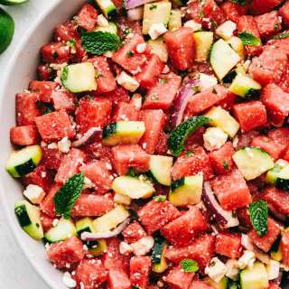 Mouthwatering Watermelon Salad with Feta