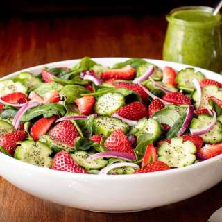 Strawberry Spinach Salad
