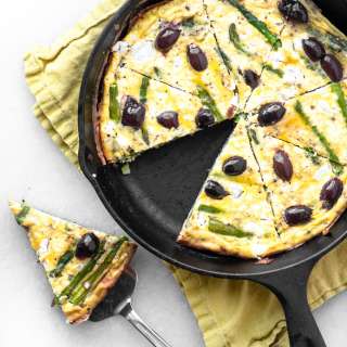 Asparagus and Goat Cheese Frittata