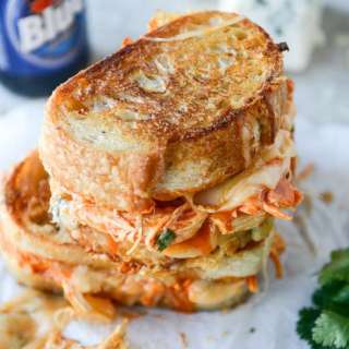Buffalo Chicken Grilled Cheese