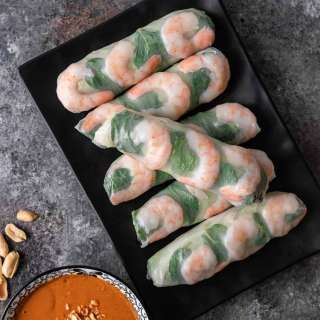 Vietnamese Rice Paper Rolls (Spring Rolls)