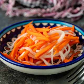 Vietnamese Pickled Carrots and Daikon