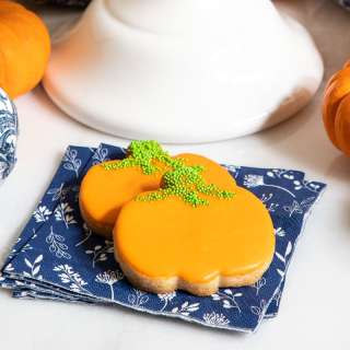 Irish Shortbread Pumpkin Patch Cookies
