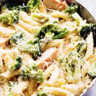 Three Cheese Chicken Broccoli Alfredo