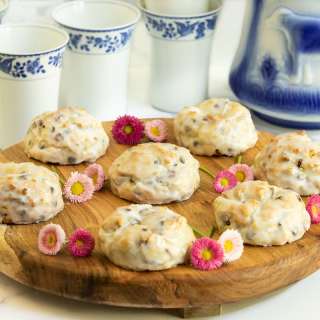 Ridiculously Easy Chocolate Chip Cherry Scones