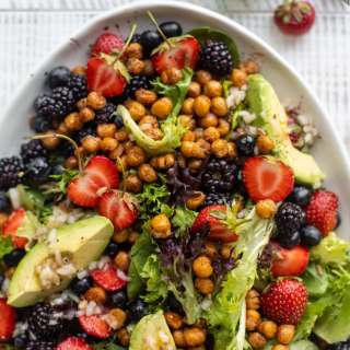 Triple Berry Crunch Salad