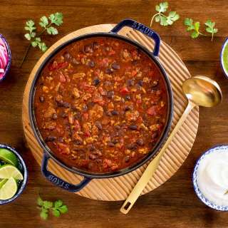 Smoky Black Bean Turkey Chili