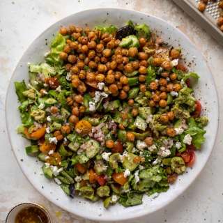 Crispy Chickpea Chopped Salad