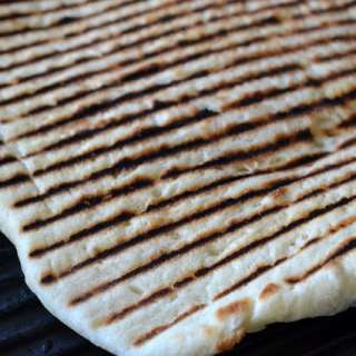 Laffa Bread and Hummus