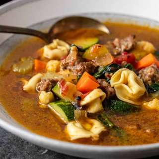 Sausage Tortellini Soup