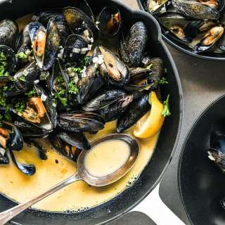 Steamed Mussels