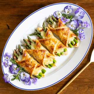 Honey-Glazed Asparagus Prosciutto Puff Pastry Wraps
