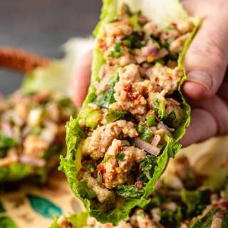 Thai Larb Gai (Chicken Lettuce Wraps)