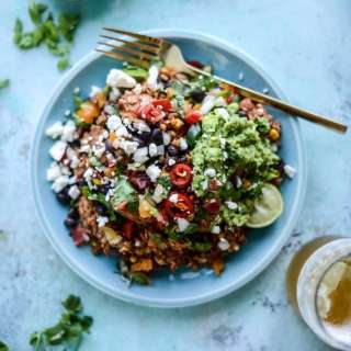 One-Pan Burrito Chicken and Rice