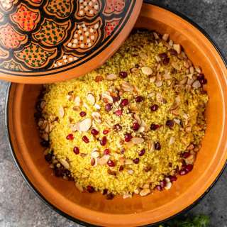 Moroccan Couscous with Pomegranate