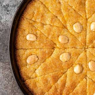 Egyptian Basbousa (Semolina Cake)