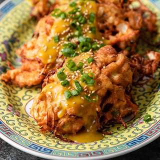 Chicken Egg Foo Young with Gravy