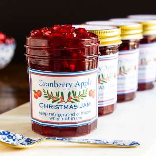 Cranberry Apple Christmas Jam