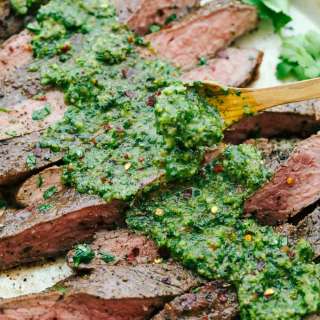 Grilled Steak with Chimichurri
