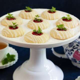 Almond Shortbread Thumbprints
