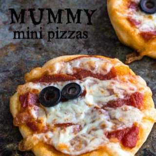 Mummy Mini Pizzas