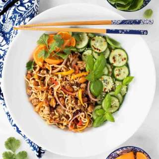 Orange Peanut Chicken Ramen