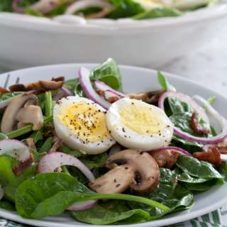 Warm Spinach Salad