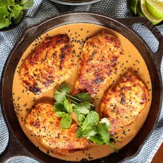 Coconut Braised Chicken Breasts