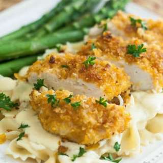Crispy Chicken with Creamy Italian Sauce
