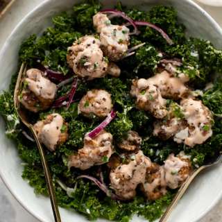 Bang Bang Cauliflower Kale Salad