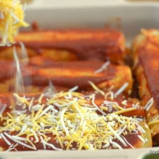 Cheese and Onion Enchiladas