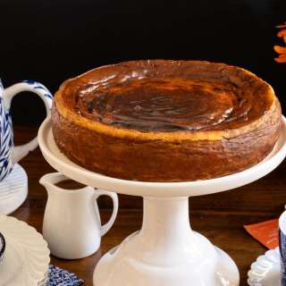 Ridiculously Easy Basque Sweet Potato Cheesecake