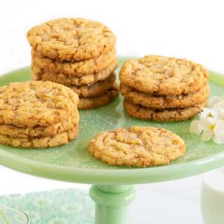 Crinkly Crackly Butter Toffee Sugar Cookies