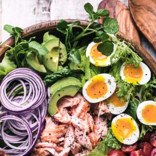 Salmon Cobb Salad