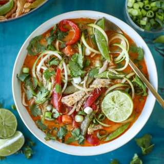 Thai Chicken Zoodle Soup