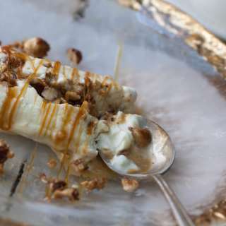 Hazelnut Ice Cream Torte With Candied Hazelnuts