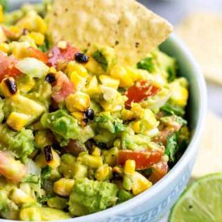 Grilled Corn Guacamole