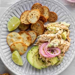 Avocado Chicken Salad with Chipotle and Lime