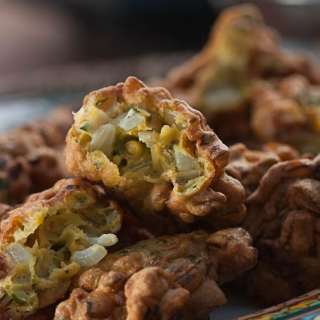 Indian Crispy Onion Fritters