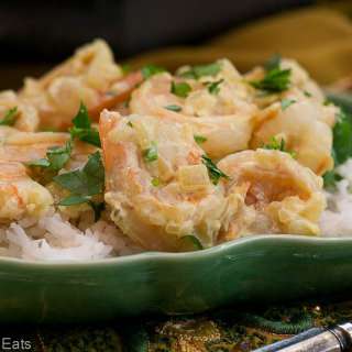 Creamy Shrimp Curry (korma)